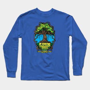 Lemon Tree Cannabis Strain Art Long Sleeve T-Shirt